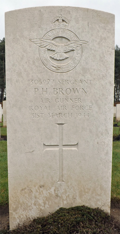 Sgt Peter Henry Brown<br/><br /><br />died March 31st, 1944